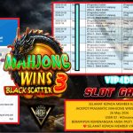 VIP4DP JACKPOT PRAGMATIC MAHJONG WINS 3 – BLACK SCATTER Rp 24.000.000,- LUNAS