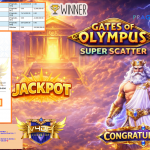 VICTORY4DP JACKPOT PRAGMATIC ” GATES OF OLYMPUS SUPER SCATTER ” Rp50.000.000,- LUNAS