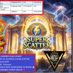 VIP4DP JACKPOT PRAGMATIC GATES OF OLYMPUS SUPER SCATTER Rp 10.000.000,- LUNAS