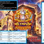 VIRAL4DP JACKPOT PRAGMATIC GATES OF OLYMPUS SUPER SCATTER Rp 18.000.000,- LUNAS
