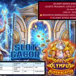 VIP4DP JACKPOT PRAGMATIC GATES OF OLYMPUS SUPER SCATTER Rp 24.000.000,- LUNAS