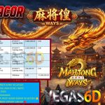 VEGAS6D JACKPOT PGSOFT GAMING MAHJONG WAYS Rp 11.000.000,- LUNAS
