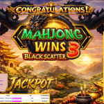 VVIPBOSS JACKPOT PRAGMATIC ” MAHJONG WINS 3 – BLACK SCATTER ” Rp17.500.000,- LUNAS