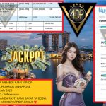 VIP4DP JACKPOT TOGEL PASARAN SINGAPORE Rp 21.000.000,- LUNAS