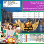 VIRAL4DP JACKPOT TOGEL PASARAN SINGAPORE Rp 22.000.000,- LUNAS