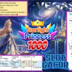 VEGAS6D JACKPOT PRAGMATIC STARLIGHT PRINCESS 1000 Rp 12.432.000,- LUNAS