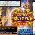 VIRAL4DP JACKPOT PRAGMATIC GATES OF OLYMPUS SUPER SCATTER Rp 20.000.000,- LUNAS