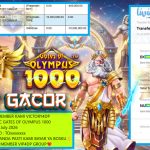 VICTORY4DP JACKPOT PRAGMATIC GATES OF OLYMPUS 1000 Rp 10.000.000,- LUNAS