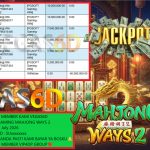 VEGAS6D JACKPOT PGSOFT GAMING MAHJONG WAYS 2 Rp 50.000.000,- LUNAS