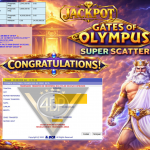VIP4DP JACKPOT PRAGMATIC ” GATES OF OLYMPUS SUPER SCATTER ” Rp24.000.000,- LUNAS