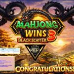 VIP4DP JACKPOT PRAGMATIC ” MAHJONG WINS 3 – BLACK SCATTER ” Rp20.000.000,- LUNAS