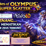 VEGAS6D JACKPOT PRAGMATIC ” GATES OF OLYMPUS SUPER SCATTER ” Rp20.000.000,- LUNAS