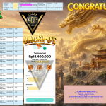 VIP4DP JACKPOT PGSOFT ” MAHJONG WAYS ” Rp14.400.000,- LUNAS