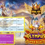 VIRAL4DP JACKPOT PRAGMATIC GATES OF OLYMPUS SUPER SCATTER Rp 10.000.000,- LUNAS