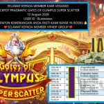 VEGAS6D JACKPOT PRAGMATIC GATES OF OLYMPUS SUPER SCATTER Rp 10.000.000,- LUNAS