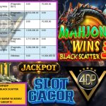 VIP4DP JACKPOT PRAGMATIC MAHJONG WINS 3 – BLACK SCATTER Rp 13.000.000,- LUNAS