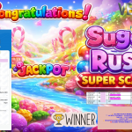 VEGAS6D JACKPOT PRAGMATIC ” SUGAR RUSH SUPER SCATTER ” Rp30.250.000,- LUNAS