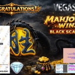 VEGAS6D JACKPOT PRAGMATIC ” MAHJONG WINS 3 – BLACK SCATTER ” Rp10.000.000,- LUNAS
