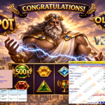 VEGAS6D JACKPOT PRAGMATIC ” GATES OF OLYMPUS 1000 ” Rp10.000.000,- LUNAS