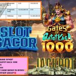 VIP4DP JACKPOT PRAGMATIC GATES OF GATOT KACA 1000 Rp 14.300.000,- LUNAS